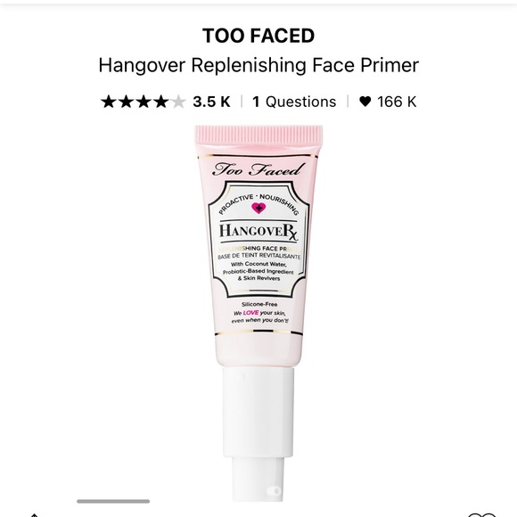 Too Faced Hangover Replenishing Face Primer - Picture 2 of 6